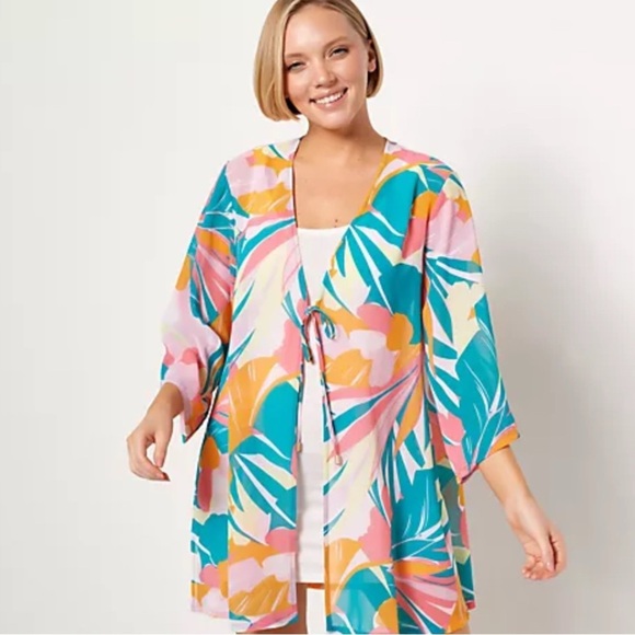 Jantzen Other - ❤️‍🔥 NWT Jantzen Paradise Palms Swim Cover Up Size 2X